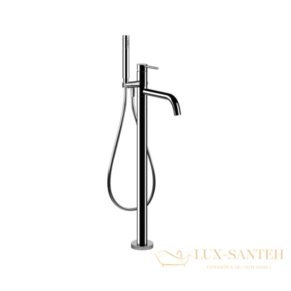 смеситель напольный для ванны gessi emporio via tortona 24943.031, хром