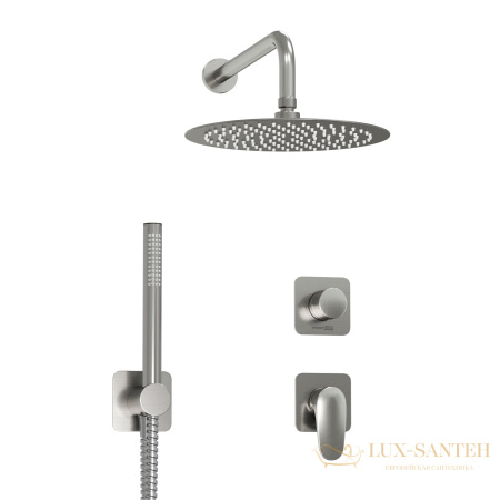 душевая система встраиваемая для душа 248 мм wasserkraft spree a1451.272.097.121.275.100.276, никель