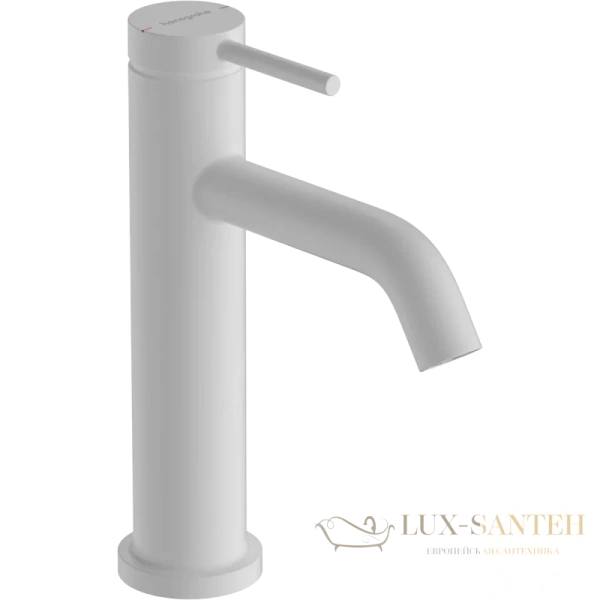 смеситель для раковины hansgrohe tecturis s 73310700 с донным клапаном, белый матовый