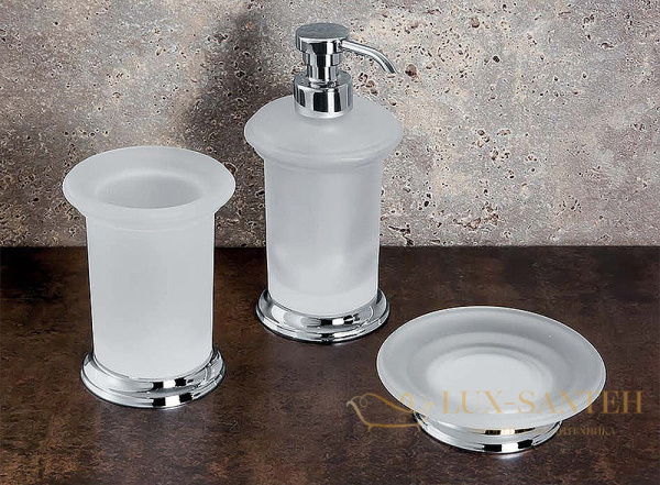 мыльница colombo design positano b3640, хром