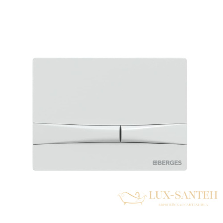 инсталляция berges novum 040254 для подвесного унитаза с панелью смыва, белый