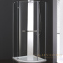 душевой уголок cezares bergamo bergamo-w-rh-1-120/100-arco-c-cr-r-iv профиль хром, стекло прозрачное