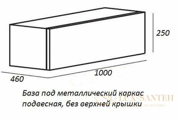 тумба cezares cadro cadro-100-1c-so-nr-blum 100 см подвесная, nero