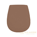 Сидение ArtCeram Azuley AZA001 40 71 для унитаза с крышкой, светло-коричневый мат