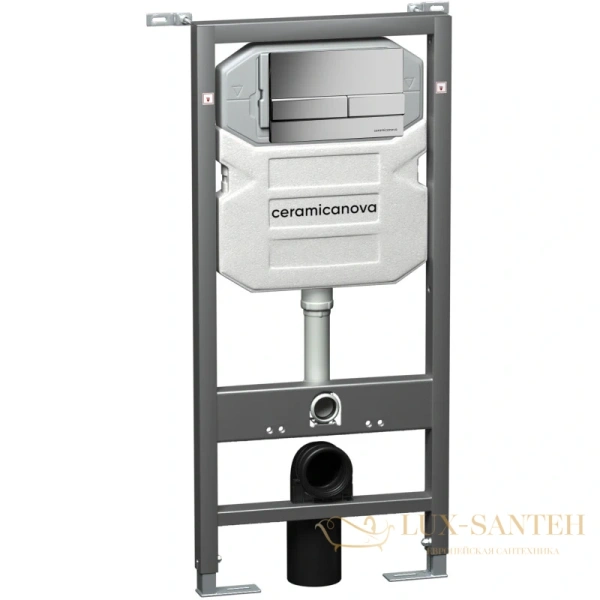 комплект ceramica nova metric cn3007_1002m_1000: подвесной унитаз cn3007 + система инсталляции envision flat cn1002m + cn1000