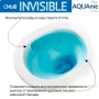 унитаз подвесной безободковый aquame aqm2002pro, смыв торнадо, с быстросъемным сиденьем softclose, белый глянцевый