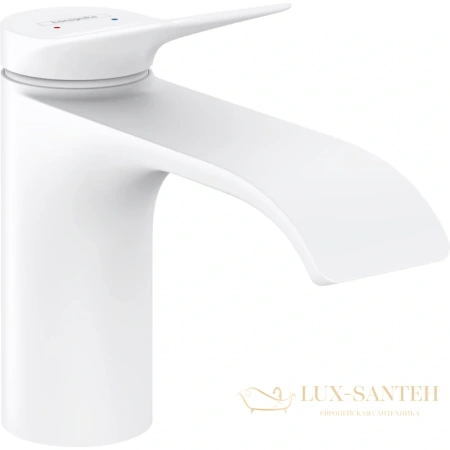 кран для холодной воды hansgrohe vivenis 75013700, матовый белый