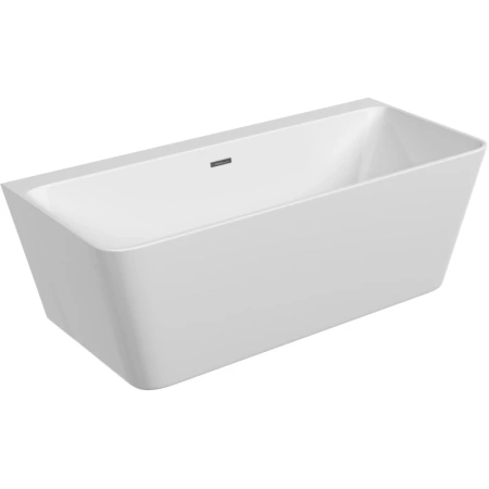 акриловая ванна sancos square fb14 170х75 см, белый