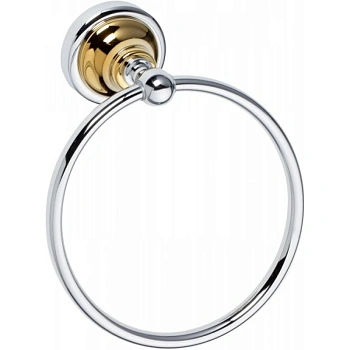 кольцо для полотенец bemeta retro 144204068, хром/золотой