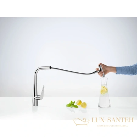 смеситель hansgrohe talis select s 72821000 для кухонной мойки