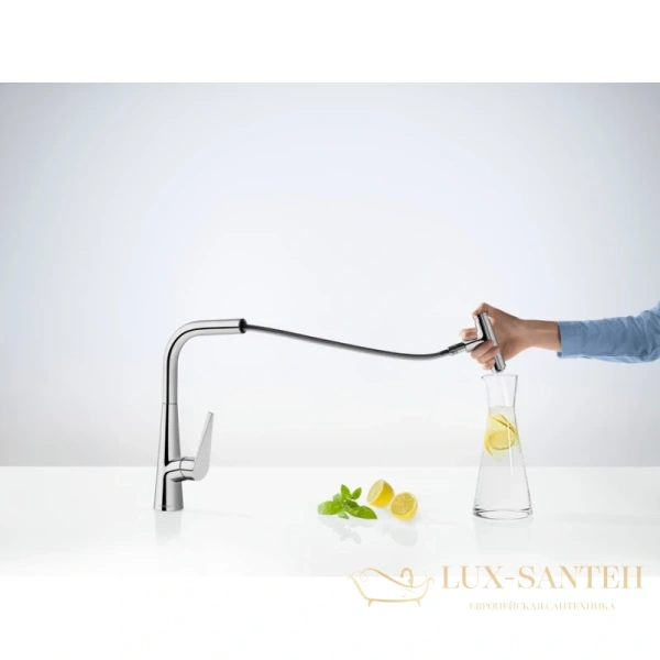 смеситель hansgrohe talis select s 72821000 для кухонной мойки