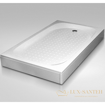 акриловый поддон rgw acrylic 16180282-21 для душа lux/tn 120х80, белый