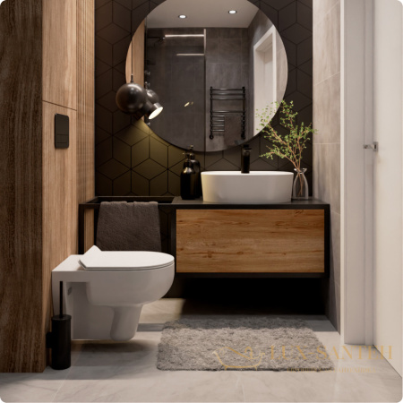 унитаз подвесной безободковый aquame aqm2008, с быстросъемным сиденьем softclose, белый глянцевый