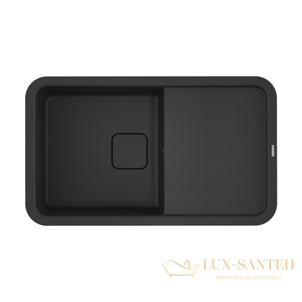 кухонная мойка omoikiri tasogare 86-bl artgranit х черный, 4993469