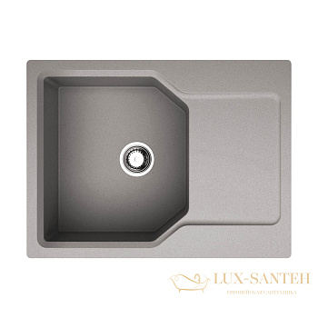 кухонная мойка omoikiri yonaka 65-gr artgranit х leningrad grey, 4993346
