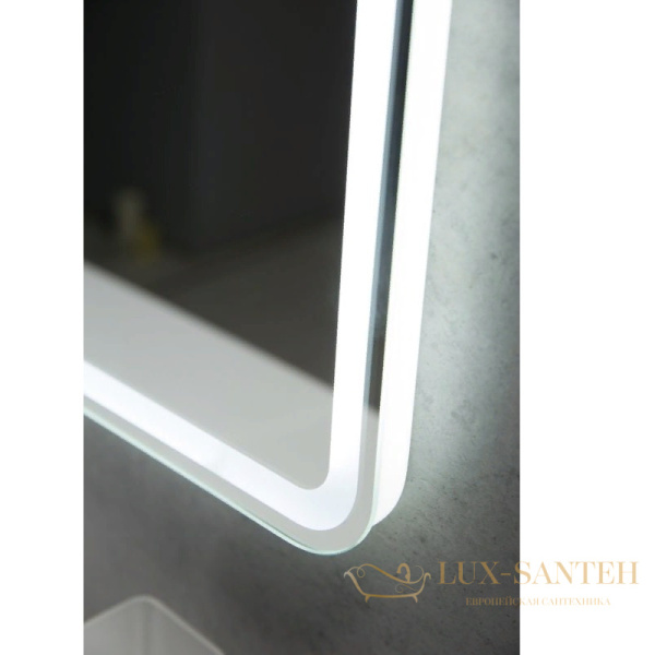 зеркало belbagno spc spc-mar-500-600-led-btn 50 см с кнопочным выключателем, с подсветкой