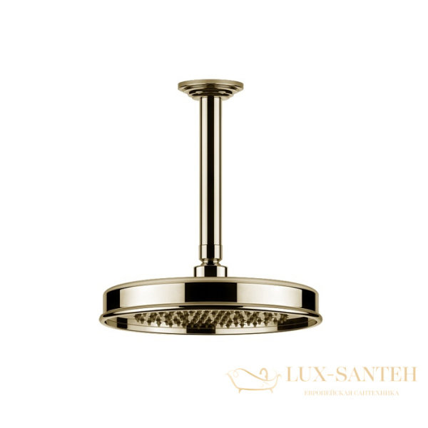 верхний душ gessi venti20 65152.710 ø 200 мм, brass pvd