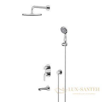 душевая система встраиваемая для ванны lemark linara lm0422c, хром