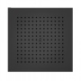 верхний душ bossini dream cube h38459.073 470х470 мм, черный матовый