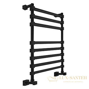 полотенцесушитель водяной 107,6х53,5 margaroli sole 464tq468mb, черный матовый