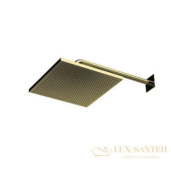 верхний душ 300 мм, almar velvet e044278.hb, без кронштейна, латунь брашированная pvd