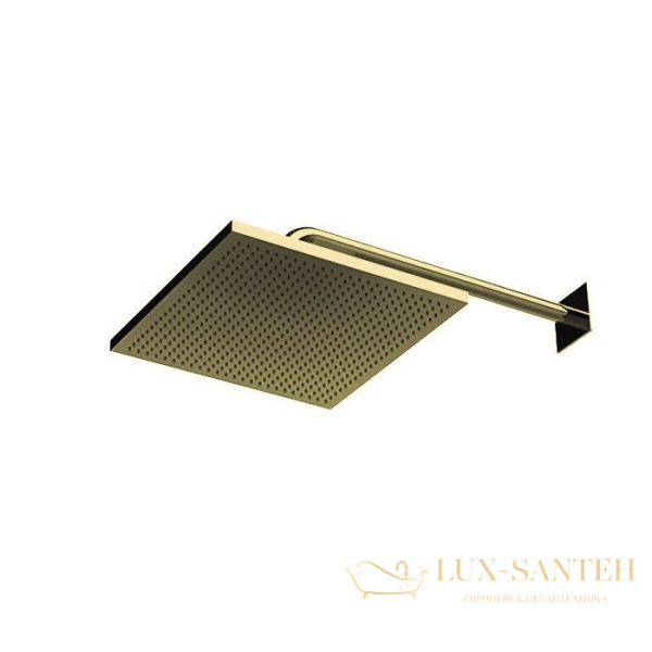 верхний душ 300 мм, almar velvet e044278.hb, без кронштейна, латунь брашированная pvd