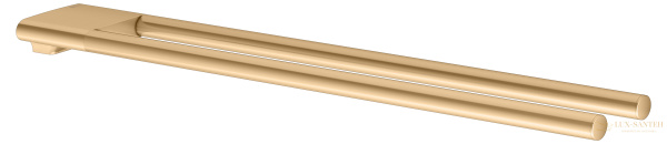 полотенцедержатель двойной 450 мм, keuco edition 400, 11518250000, латунь шлифованная