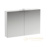 зеркальный шкаф laufen base 4.0285.2.110.261.1 1000х700 мм, белый глянцевый 