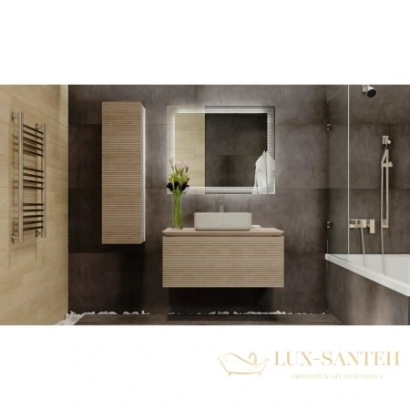 тумба jorno karat kar.01.100/p/bul 100 см, бук светлый