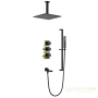 душевая система для ванны термостатическая всраиваемая timo selene sx-2239/03sm, черный мвтовый