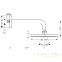 верхний душ hansgrohe raindance s 180 air 27476000