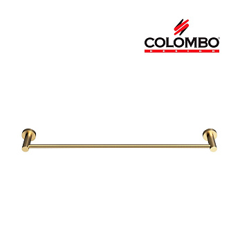 полотенцедержатель colombo design plus w4911.om 63 см, золото шлифованное