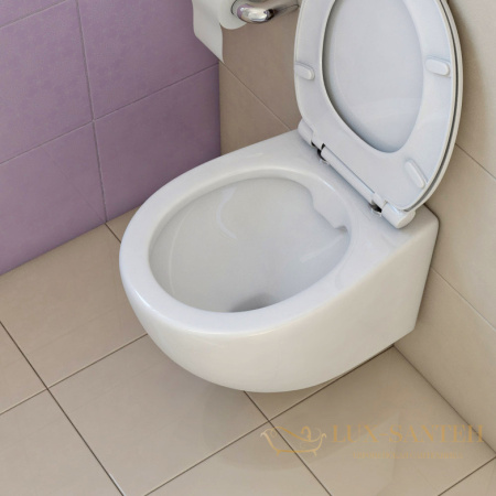 подвесной унитаз belbagno prospero bb507b без сиденья, белый