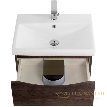 тумба под раковину belbagno marino-cer marino-cer-700-2c-so-rng-p 70 см подвесная, rovere nature grigio