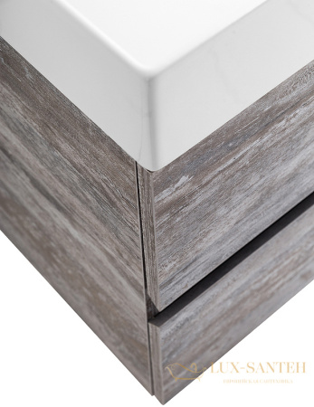 тумба под раковину cezares molveno 46 molveno 46-120-2c-so-lg 120 см подвесная, legno grigio