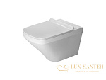 Чаша подвесного безободкового унитаза Duravit DuraStyle 25510900001 Rimless, белый