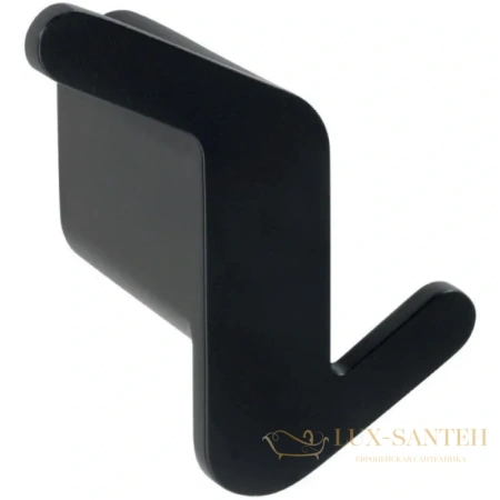 крючок bemeta organic 167106200l двойной, для ванны, черный матовый