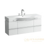 тумба под раковину laufen palace new 4.0130.2.075.475.1 1193х375 мм, белый глянцевый