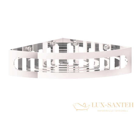 полка gessi rilievo 59561.279 угловая для душа, white cn