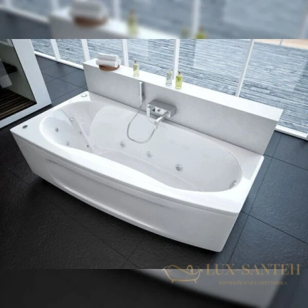 акриловая ванна aquatek пандора 160х75 (правая, без гидромассажа)