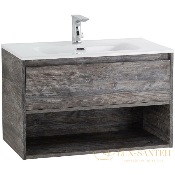 тумба под раковину belbagno kraft kraft-800-1c-so-pp 80 см подвесная, pino pasadena