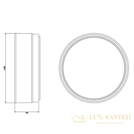 мыльница настольная gessi emporio 38827.299, black xl