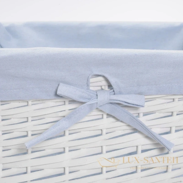 плетеная корзина wasserkraft lopau wb-320-s для белья, светло-кремовый