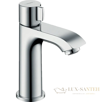 кран холодной воды для раковины hansgrohe metris 31166000, хром