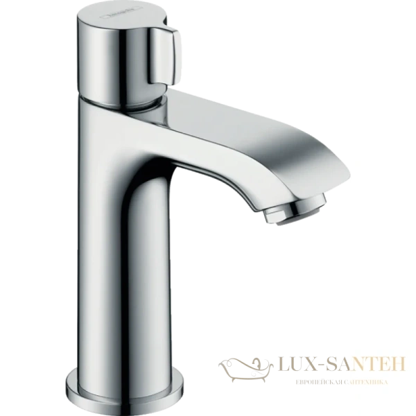 кран холодной воды для раковины hansgrohe metris 31166000, хром