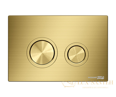 инсталляция для унитаза wasserkraft abens 20 20tlt.010.me.wh.mg01 с панелью смыва, золотой матовый