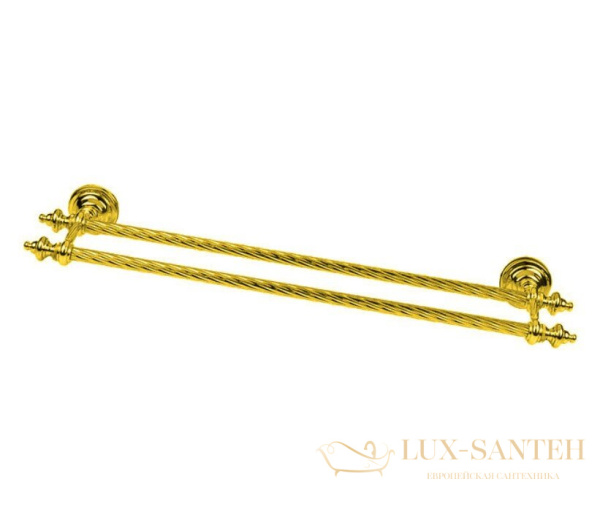 полотенцедержатель двойной stil haus giunone g05.2(16), золото