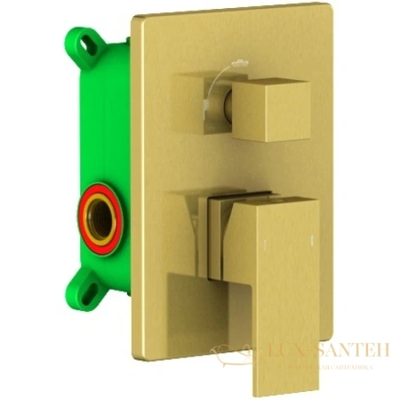 душевой комплект timo selene sx-2069/17sm 215 мм, золотой матовый