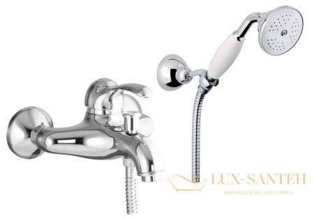 смеситель fiore jafar 47zz5104 для ванны с набором для душа, бронза