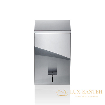 мусорное ведро с педалью и крышкой softclose decor walther te 70 sc, 0614570, нержавеющая сталь